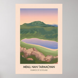 Meall Nan Tarmachan Munros van Schotland Reizen Poster