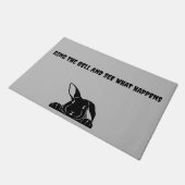 Mean Bunny Doormat Deurmat (Schuin)
