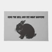Mean Bunny Doormat Deurmat (Voorkant)