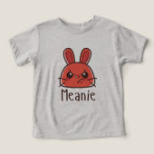 Mean Bunny Humor T-shirt (Design voorkant)