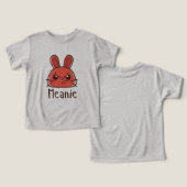Mean Bunny Humor T-shirt (Ontwerp Voorkant & Achterkant)