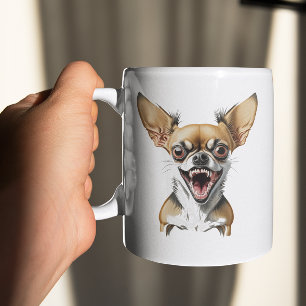 Mean Chihuahua   Grappige honden Koffiemok