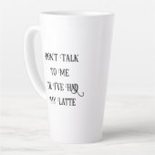 Mean Chihuahua | Grappige honden Latte Mok (Linkerhoek)