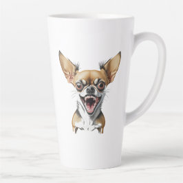 Mean Chihuahua | Grappige honden Latte Mok