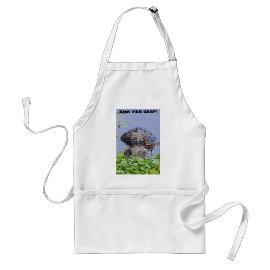 Mean Gator- Kus de Chef Apron Standaard Schort (Voorkant)