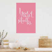 Mean Girls citeert: "Je kunt niet bij ons zitten." Poster (Keuken)