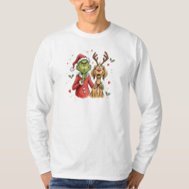 Mean Green Coffee, Grappige Kerst Caffeïne Vibes T-shirt