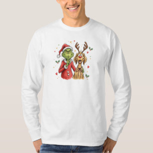 Mean Green Coffee, Grappige Kerst Caffeïne Vibes T-shirt
