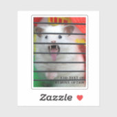 Mean Hamster Sticker (Vel)