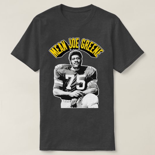 Mean Joe Greene Retro Fan Design T-shirt (Design voorkant)