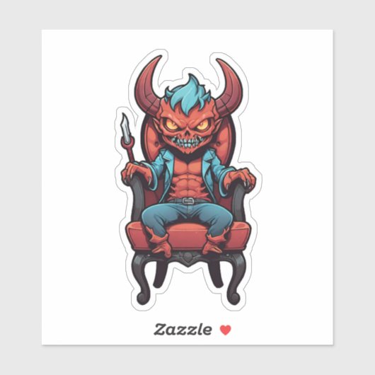 Mean judging demon sticker (Vel)