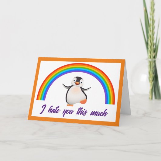 Mean Kaart - Ik haat je zo veel - 4x5.5 (Voorkant)