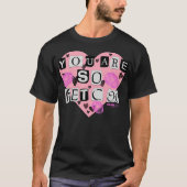 Mean meisjes je bent zo Fetch Valentijnsdag hart T-shirt (Voorkant)