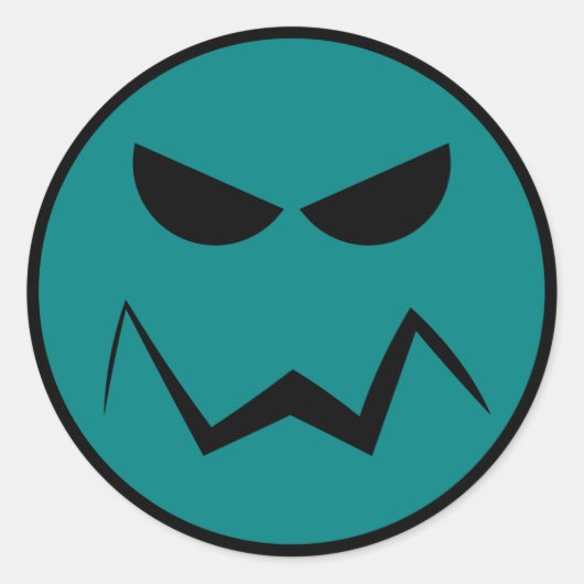 Mean Mister Face Sticker (Voorkant)