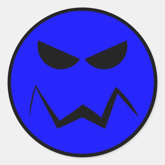 Mean Mister Face Sticker (Voorkant)
