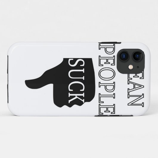 Mean People Suck Case-Mate iPhone Case (Achterkant (horizontaal))