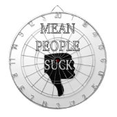 Mean People Suck Dartbord (Voorkant)
