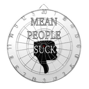 Mean People Suck Dartbord