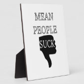 Mean People Suck Fotoplaat (Zijkant)