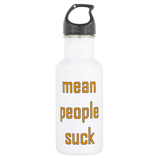 Mean People Suck Waterfles (Voorkant)