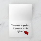 Mean Spirited Valentijn Kaarten---hilarisch Feestdagen Kaart (Binnen)