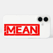 Mean Stamp Case-Mate iPhone Case (Achterkant (horizontaal))