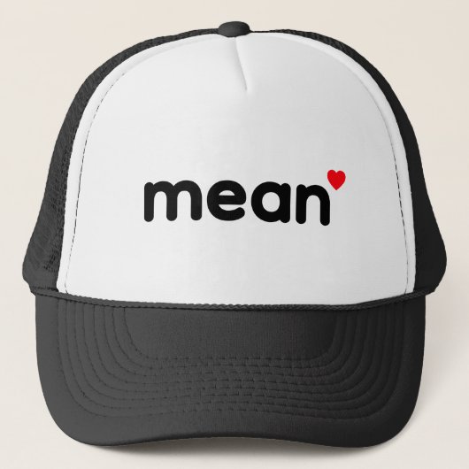 mean™ Trucker Hoed Pet (Voorkant)