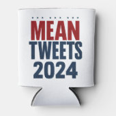 Mean Tweets 2024 Grappige verkiezing Trump Blikjeskoeler (Voorkant)