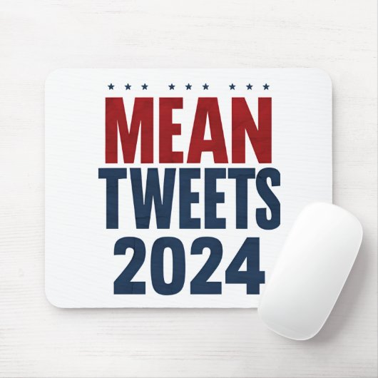 Mean Tweets 2024 Grappige verkiezing Trump Muismat (Met muis)