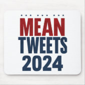 Mean Tweets 2024 Grappige verkiezing Trump Muismat (Voorkant)