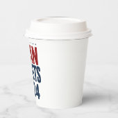 Mean Tweets 2024 Grappige verkiezing Trump Papieren Bekers (Links)