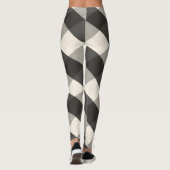 MeanClique Argyle Black Leggings (Achterkant)