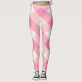 MeanClique Argyle Magenta Leggings (Voorkant)