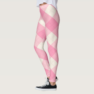 MeanClique Argyle Magenta Leggings