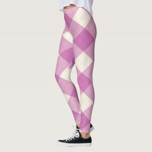 MeanClique Argyle Paars Leggings
