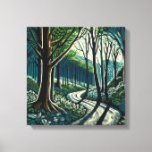 meander canvas afdruk (Voorkant)