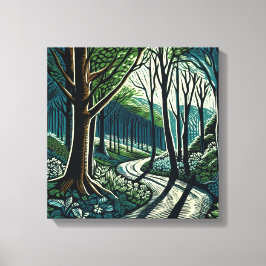 meander canvas afdruk