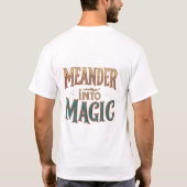Meander in magie t-shirt (Achterkant)