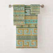 Meander Pattern - Griekse sleutelversiering #2 Bad Handdoek (Insitu)