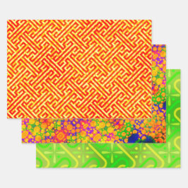 Meander, Stropdas Die en Aleppo Egyptisch Inpakpapier Vel