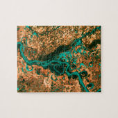 Meandering Mississippi Satellite Afbeelding Legpuzzel (Horizontaal)