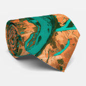 Meandering Mississippi Satellite Afbeelding Stropdas (Opgerold)