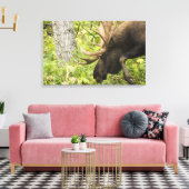 Meandering Moose Canvas Afdruk (Insitu (Woonkamer))