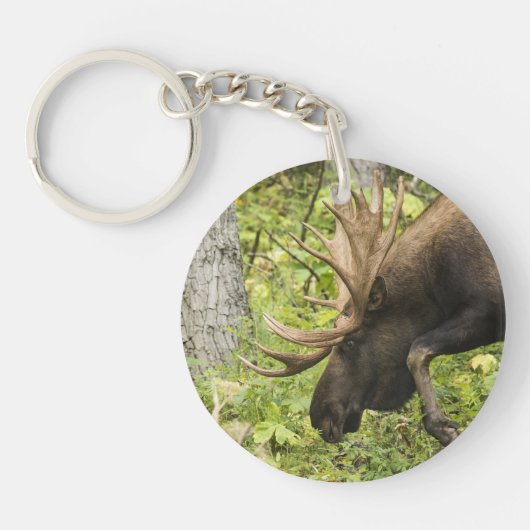 Meandering Moose Sleutelhanger (Voorkant)