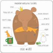 Meanderventures Toolkit No. 480 Otis Sticker (Voorkant)