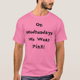 MeanGirls "Woensdag We Draag Roze" shirt voor mann