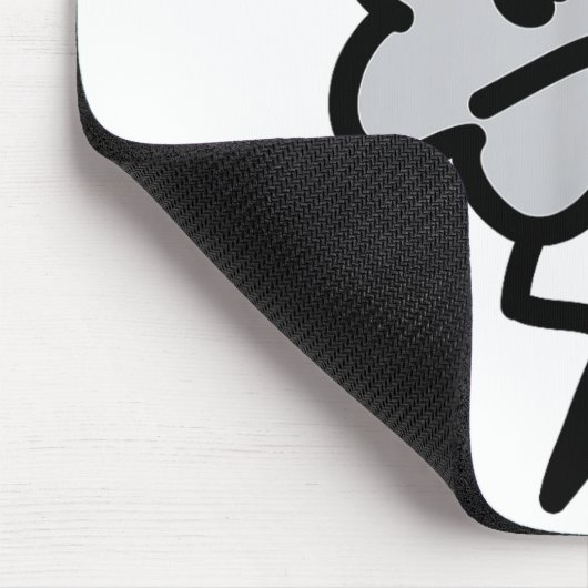 Meanie Cloud Lightning Funny Muismat (Hoek)