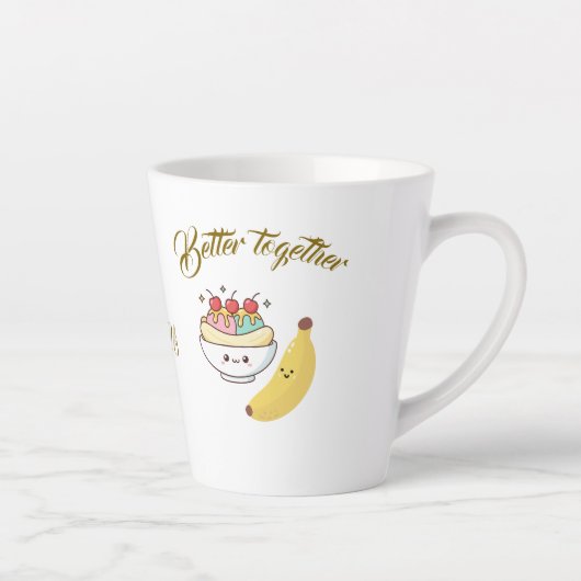  Meaningful Gift for Couples – Elegant Lov Latte Mok (Rechts)