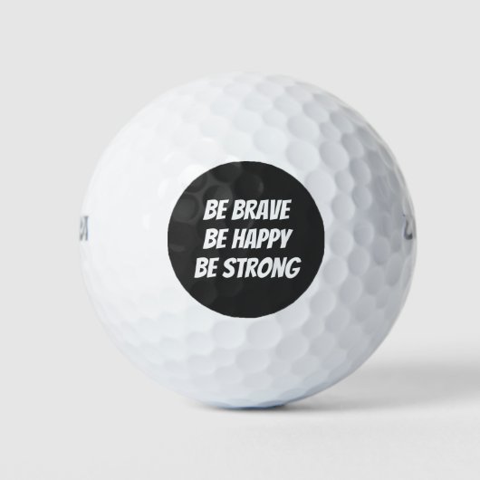 Meaningful Motivational Positive Quote Golfballen (Voorkant)
