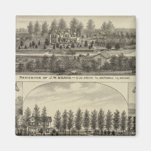 Means, forel en Sabins in Kansas Magneet